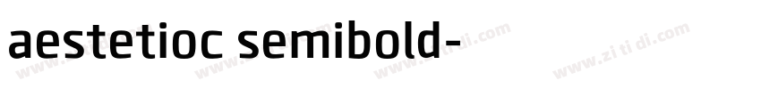aestetioc semibold字体转换
